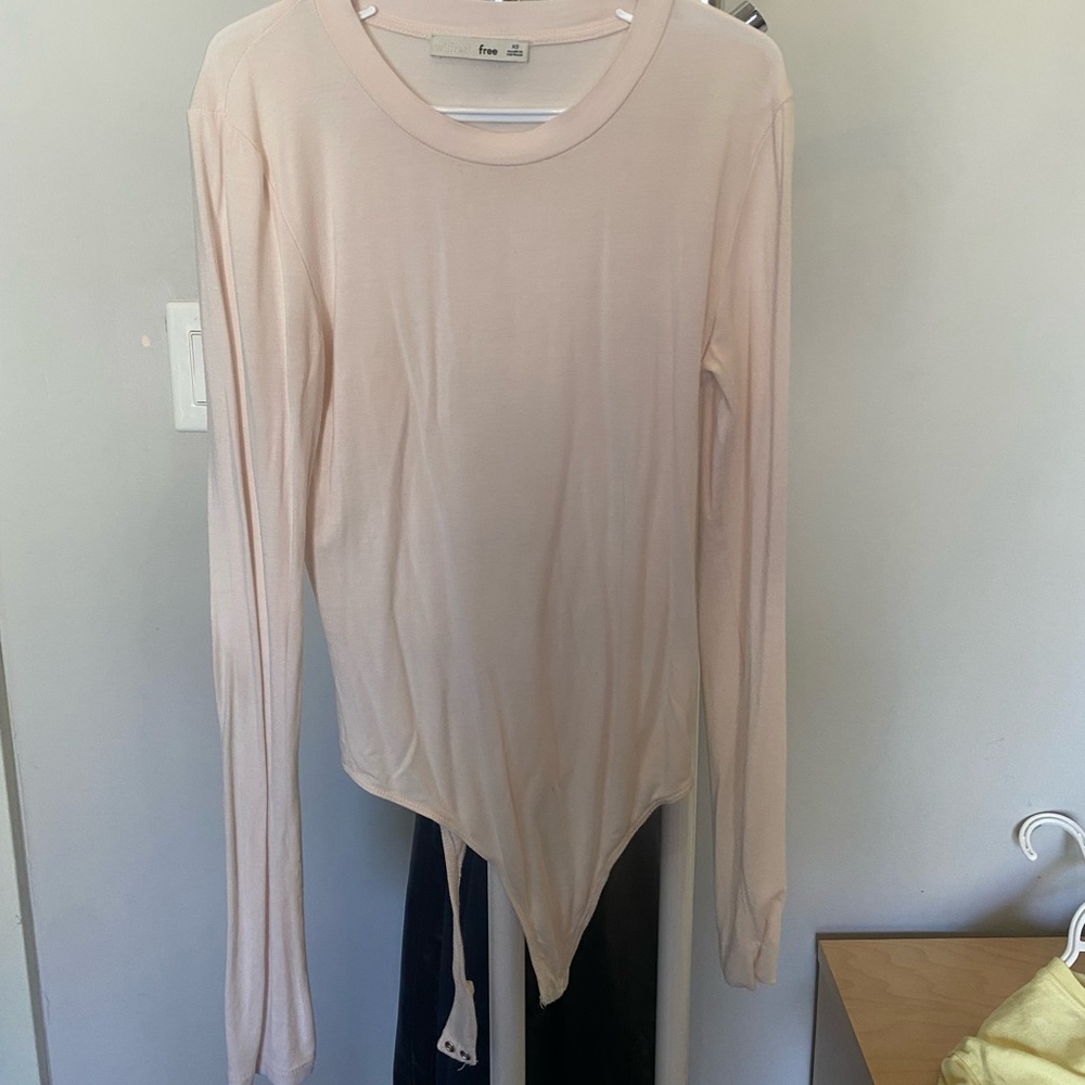 Light pink Wilfred free long sleeve bodysuit